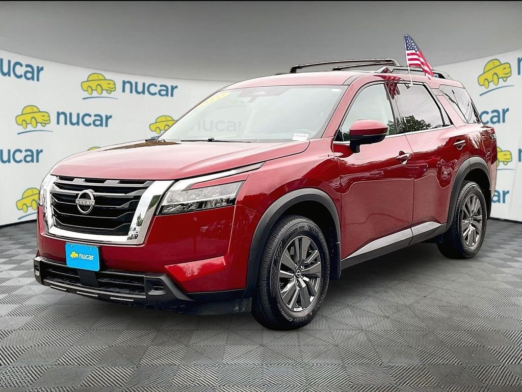 Used 2022 Red Nissan SV image 3