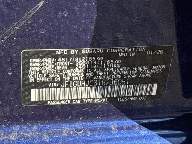 Used 2026 Blue Subaru 2.5RS image 31