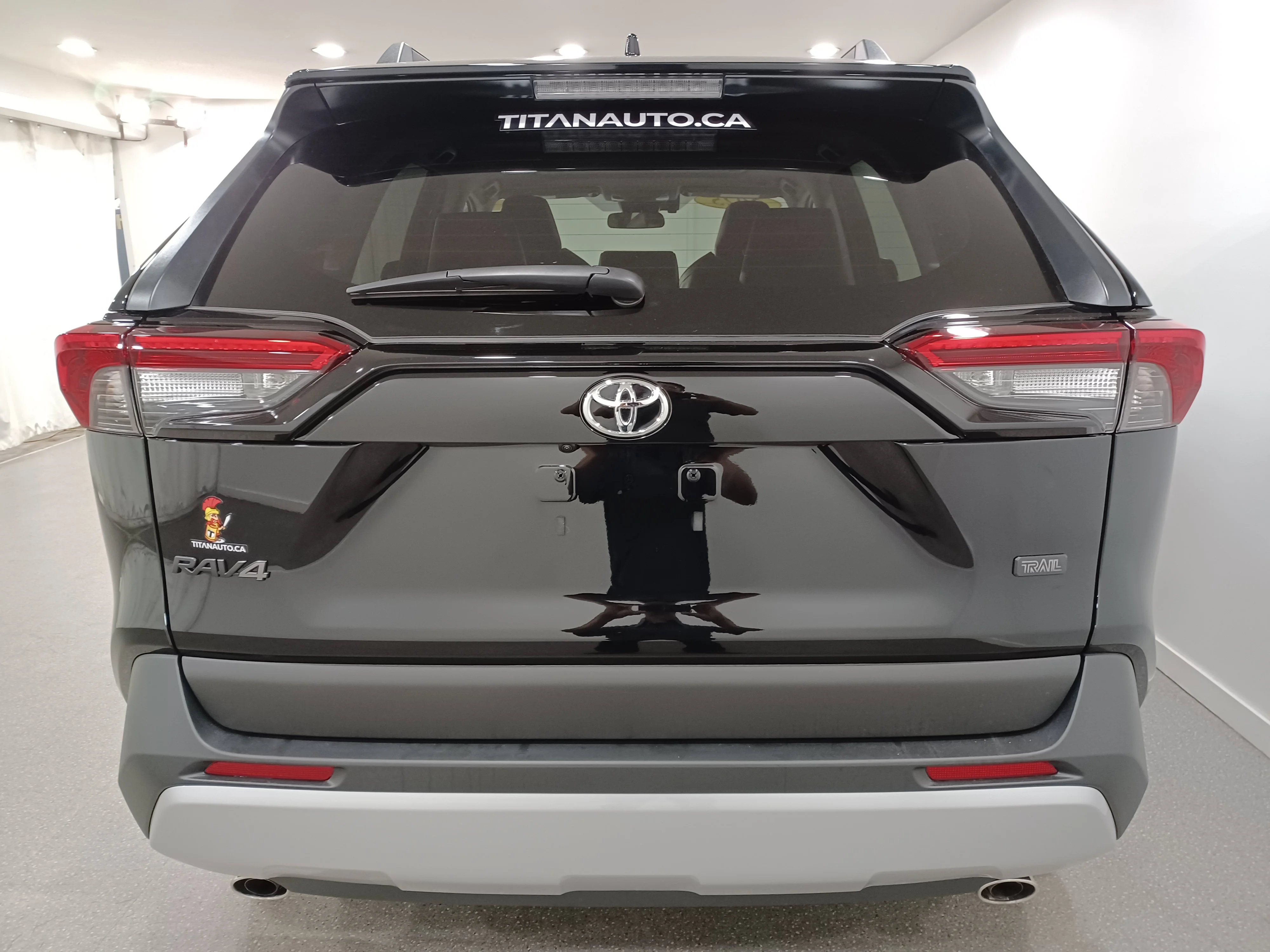Certified Used 2025 Midnight Black Metallic Toyota Trail AWD*Adaptive Cruise | Htd Leather | Sunroof | Htd Wheel | Lane Keep Assist | Blind Spot Detect image 25