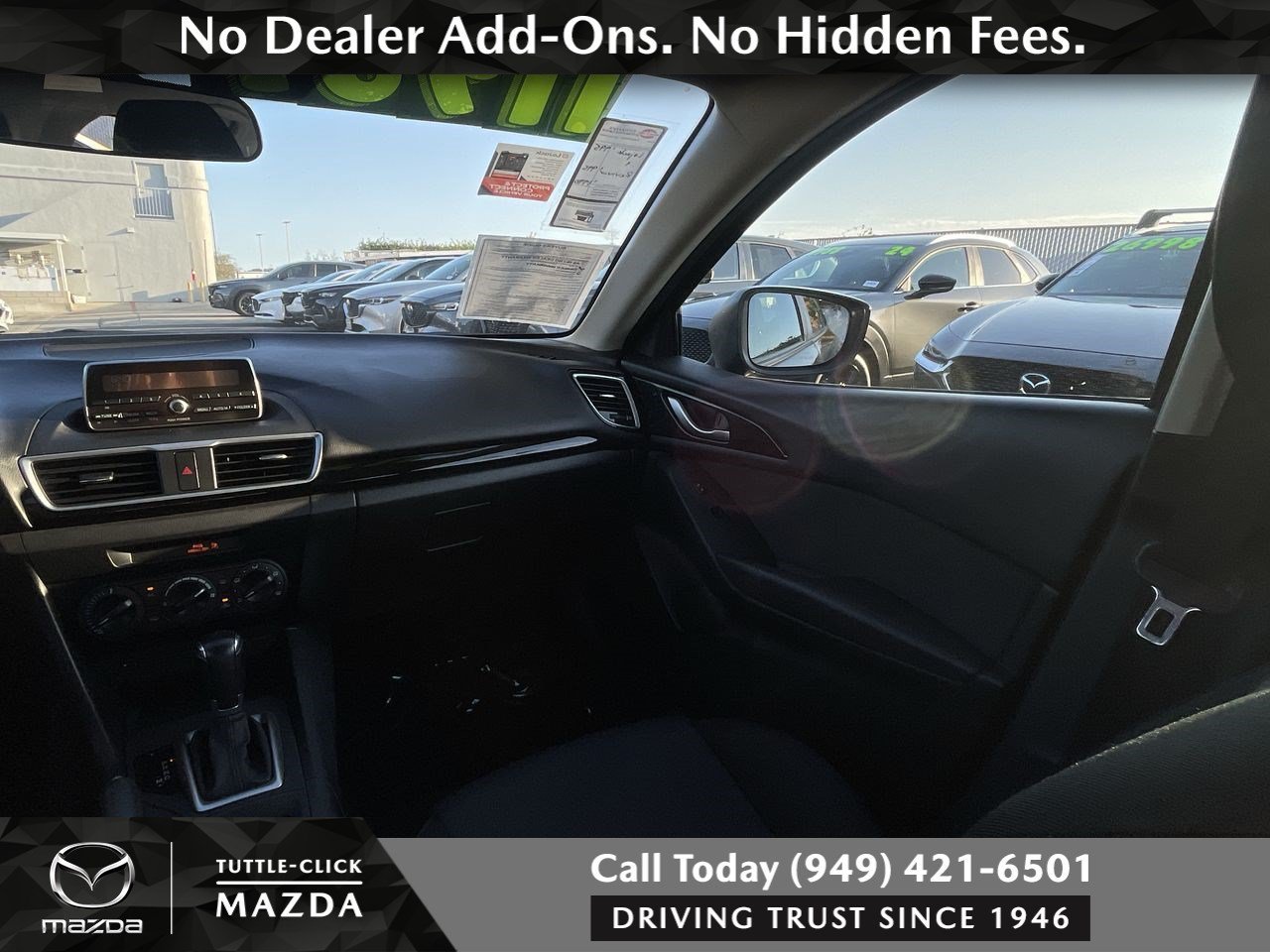 Used 2014 Jet Black Mica Mazda i Sport image 3