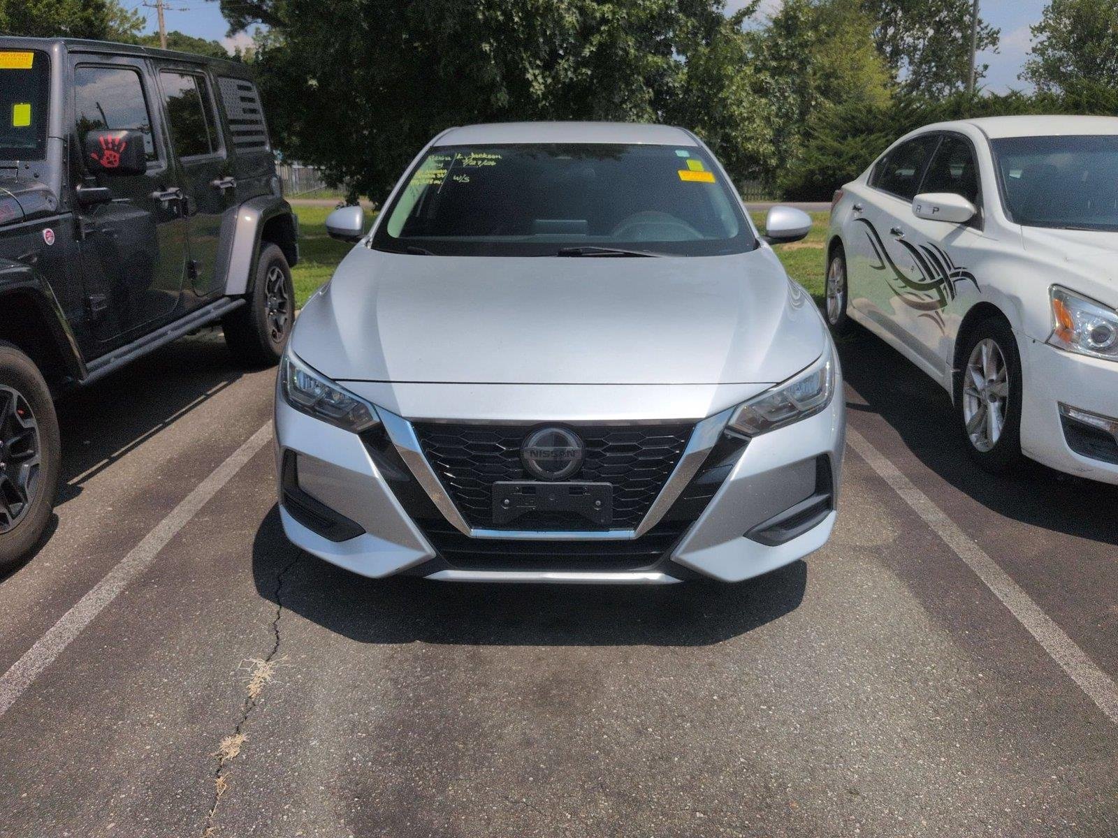 Used 2021 Brilliant Silver Metallic Nissan SV image 3