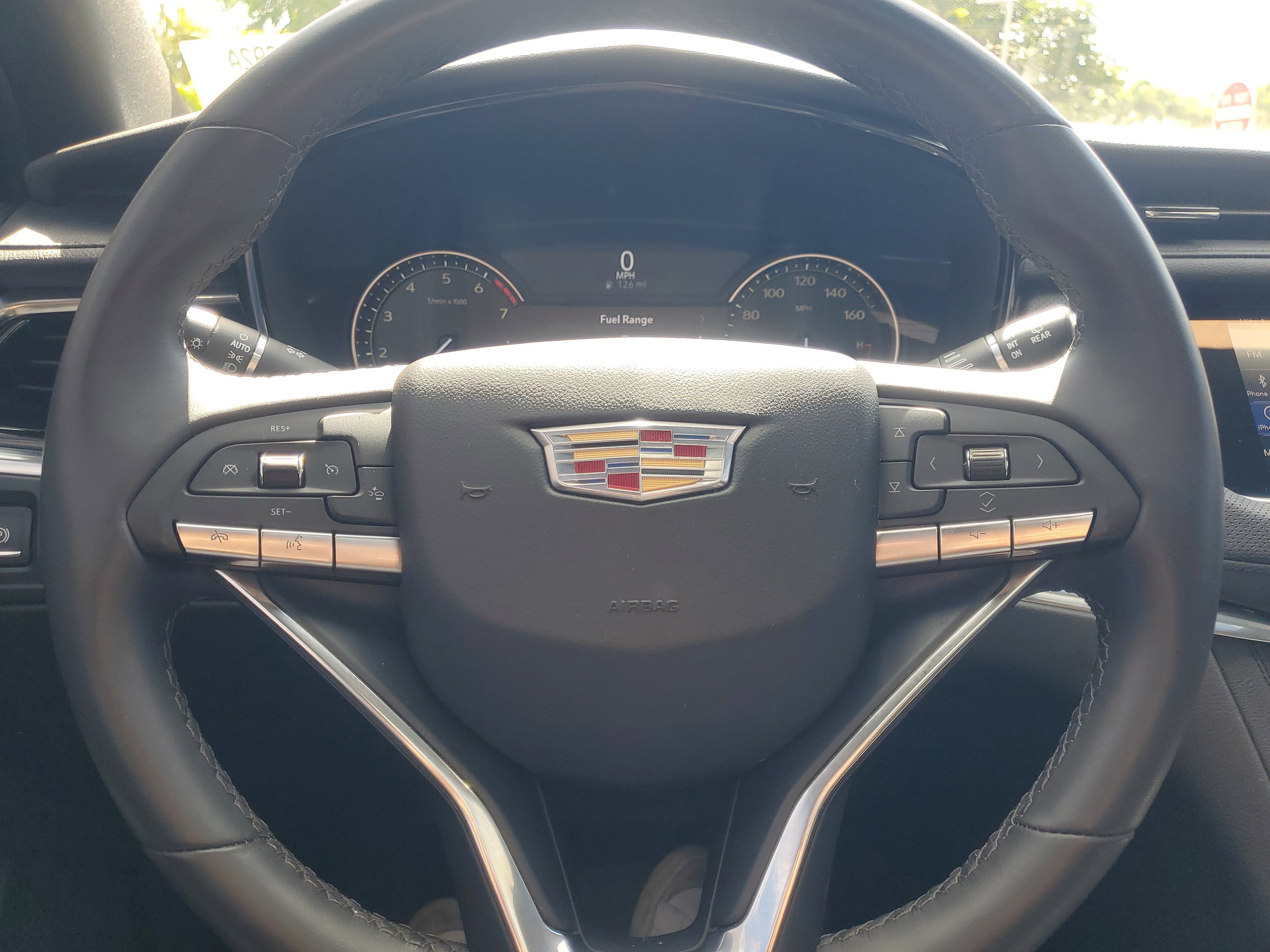 Used 2023 Argent Silver Metallic Cadillac FWD Luxury image 21