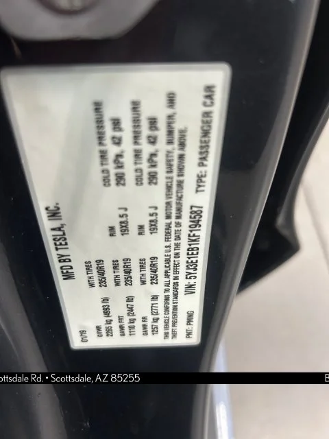 Used 2019 Gray Tesla Long Range image 27
