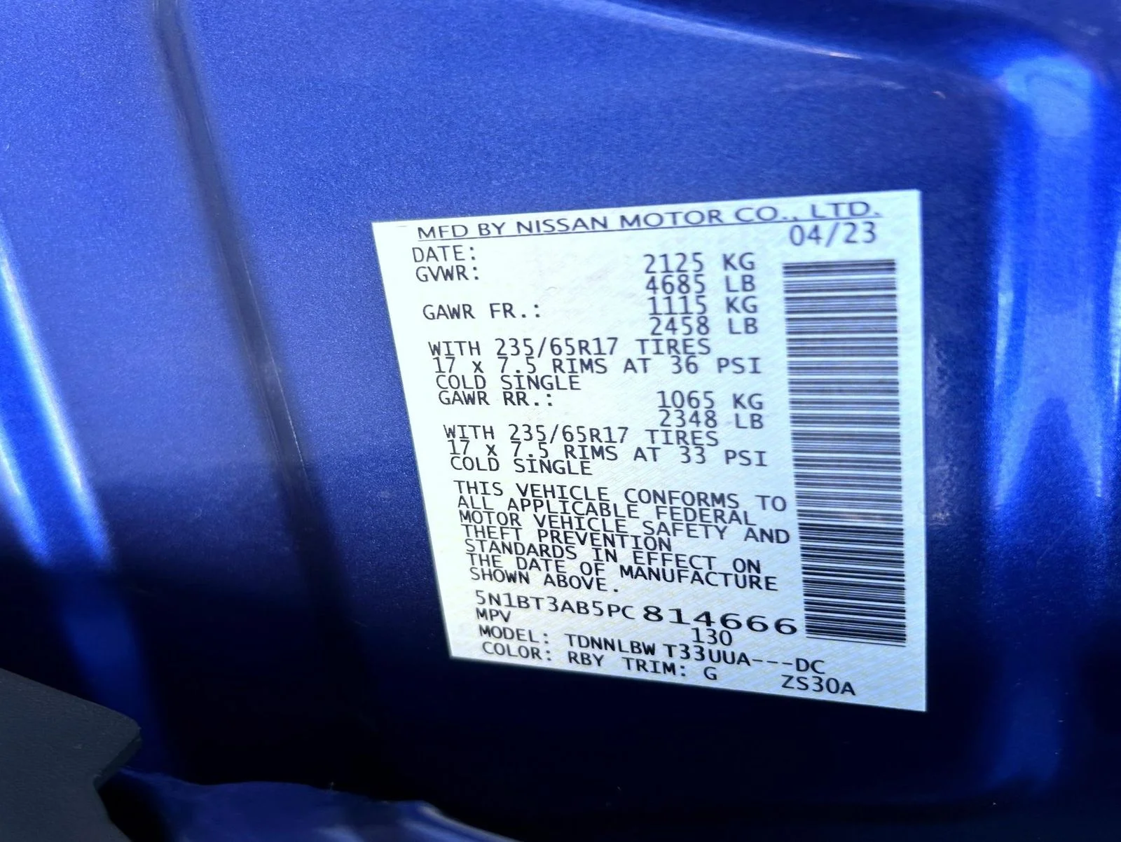 Certified Used 2023 Blue Nissan S image 25