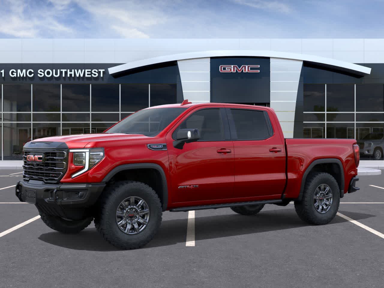 New 2026 Volcanic Red Tintcoat GMC AT4X image 2