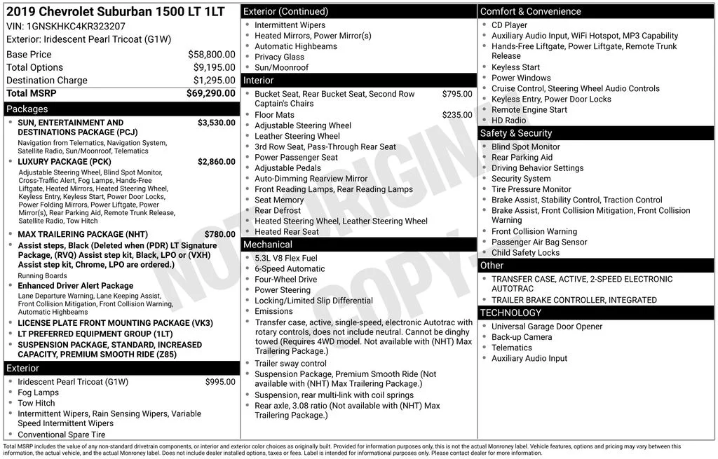 Used 2019 Beige Chevrolet LT image 6