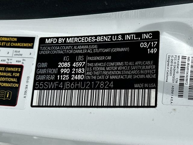 Used 2017 White Mercedes-Benz C 300 image 34