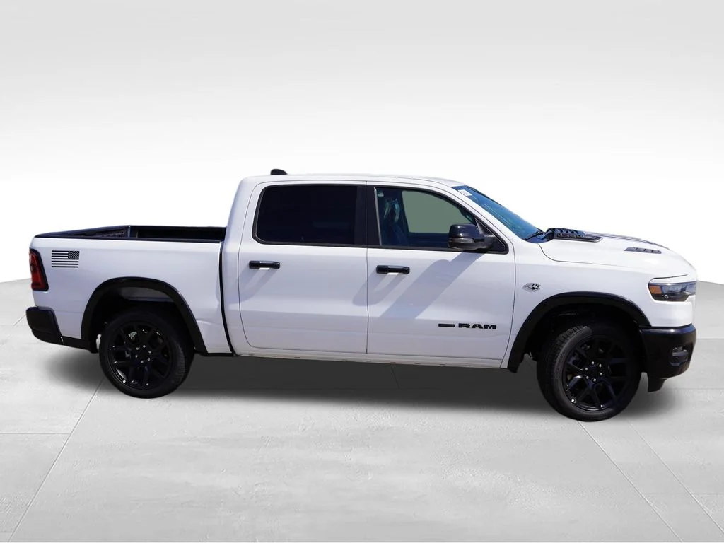 New 2026 Bright White Clear-Coat Exterior Paint RAM Laramie image 2