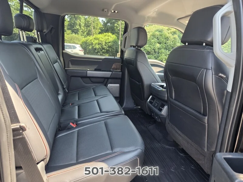 Used 2021 Black Metallic FORD LARIAT 4WD SUPERCREW 5.5