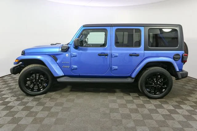 Used 2023 Blue Jeep Sahara 4xe image 9
