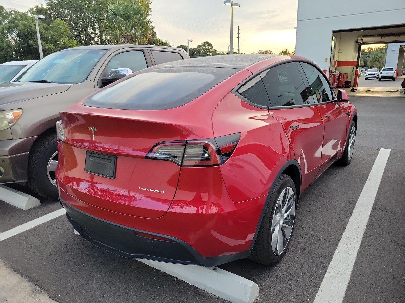 Used 2023 Red Multi-Coat Tesla Long Range image 3