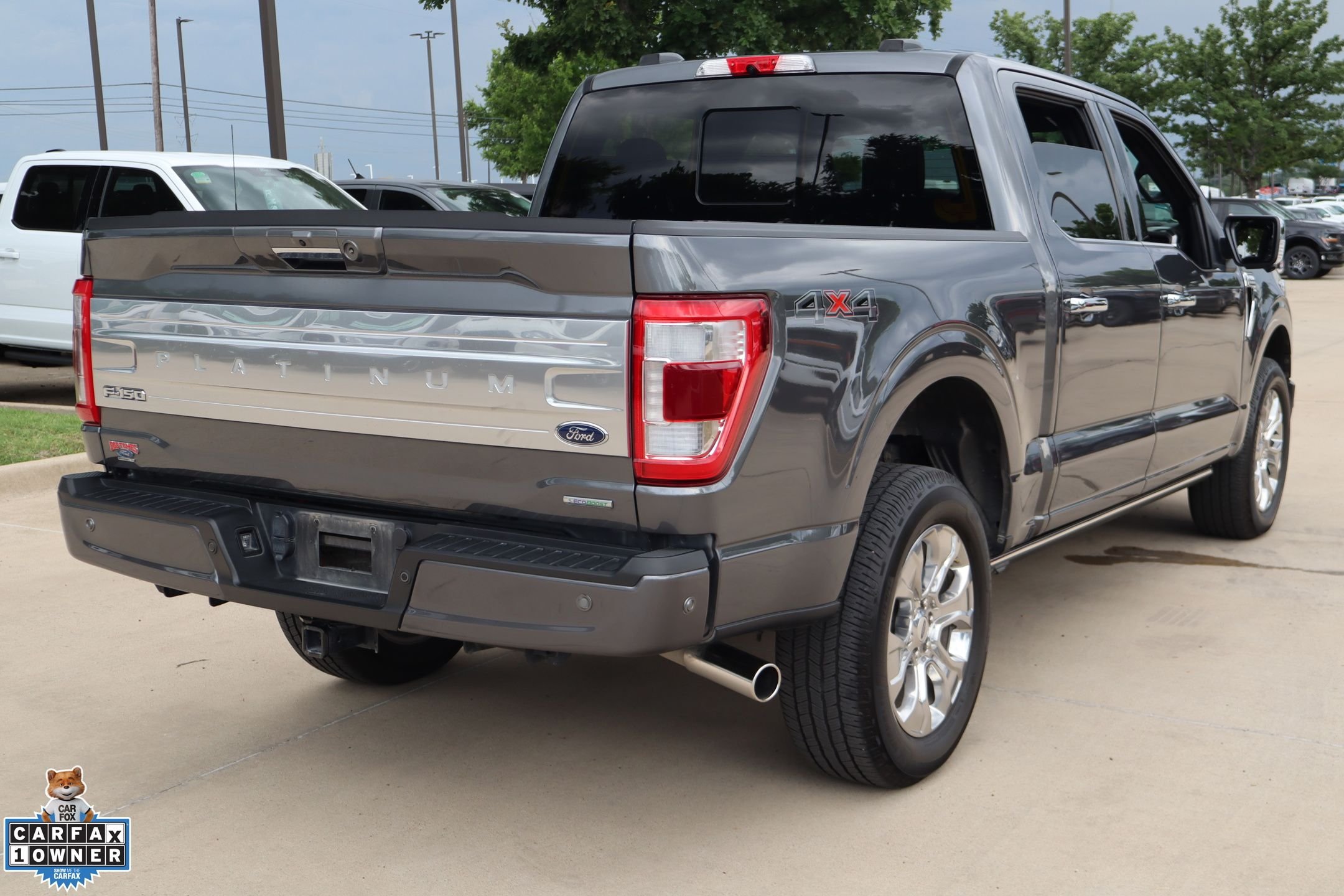 Certified Used 2022 Gray Metallic Ford Platinum image 3