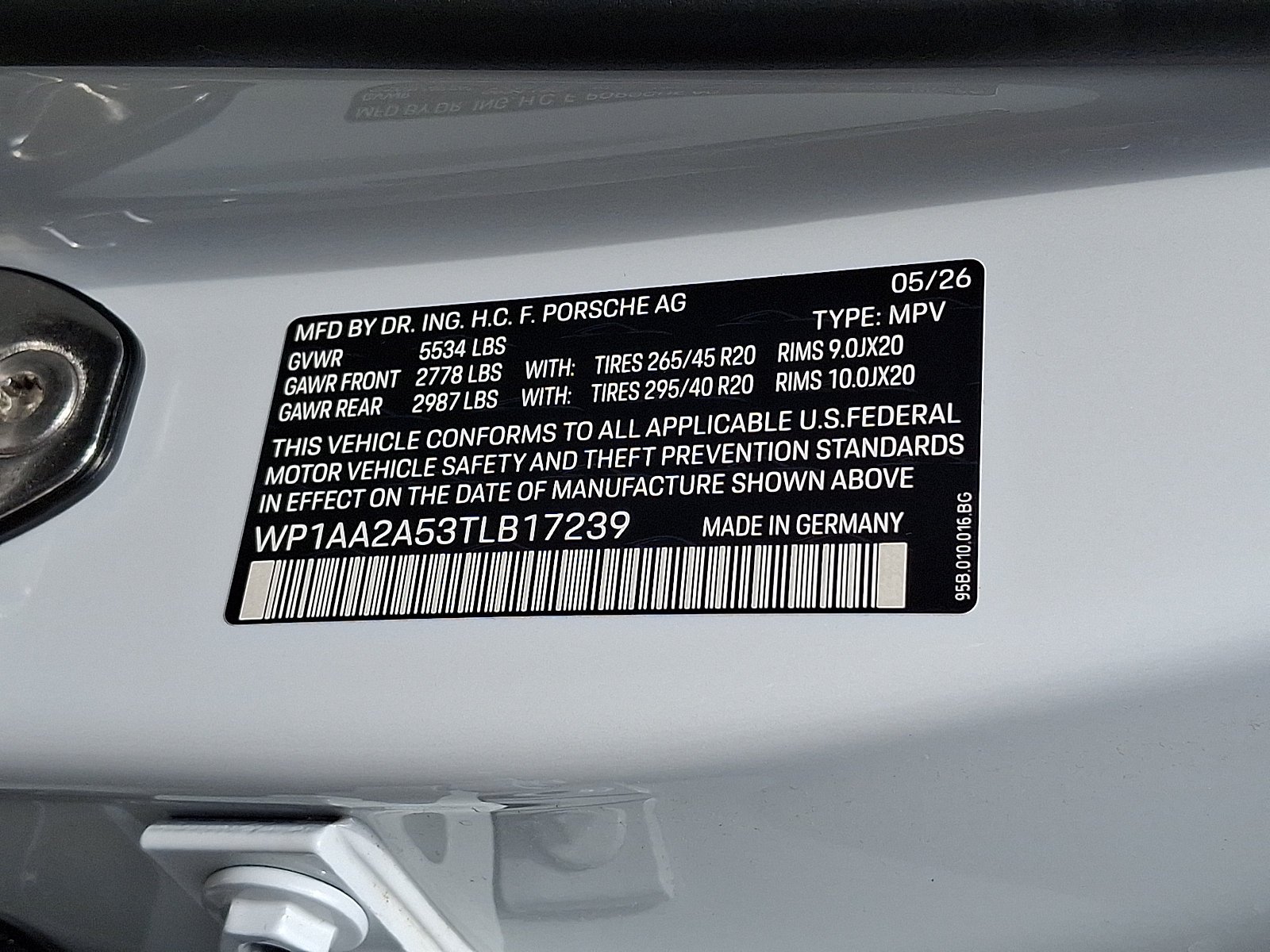 New 2026 Carrara White Metallic Porsche  image 22
