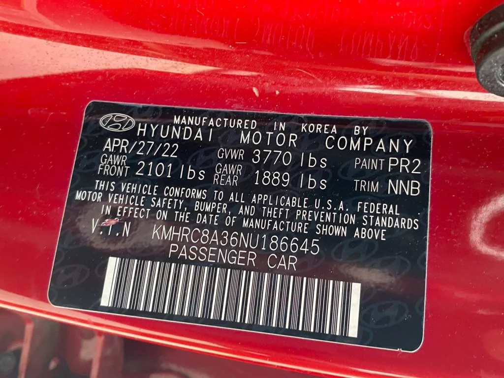 Used 2022 Red Hyundai Limited image 19