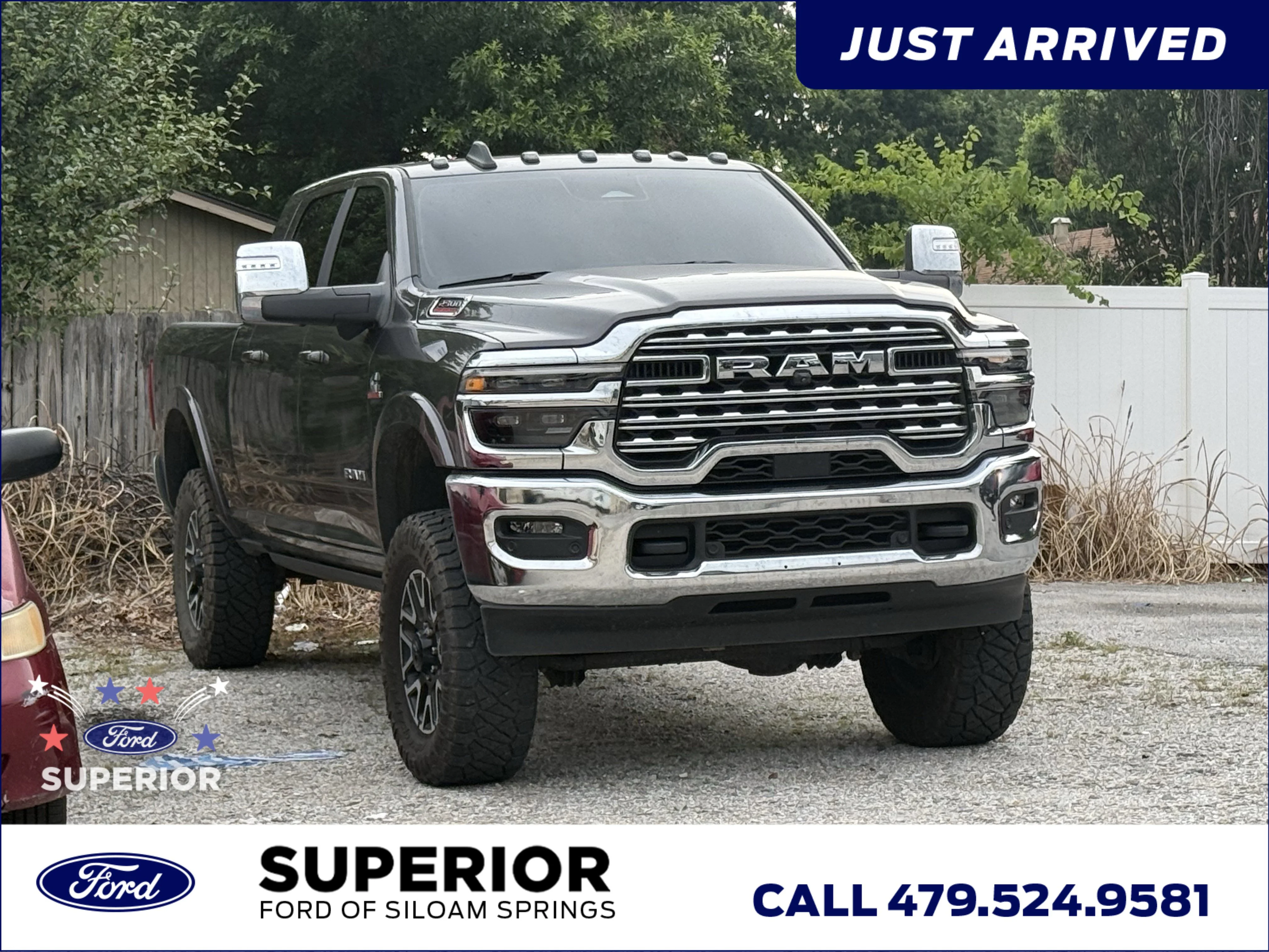 Used 2025 Granite Crystal Metallic Clearcoat Ram Longhorn image 1