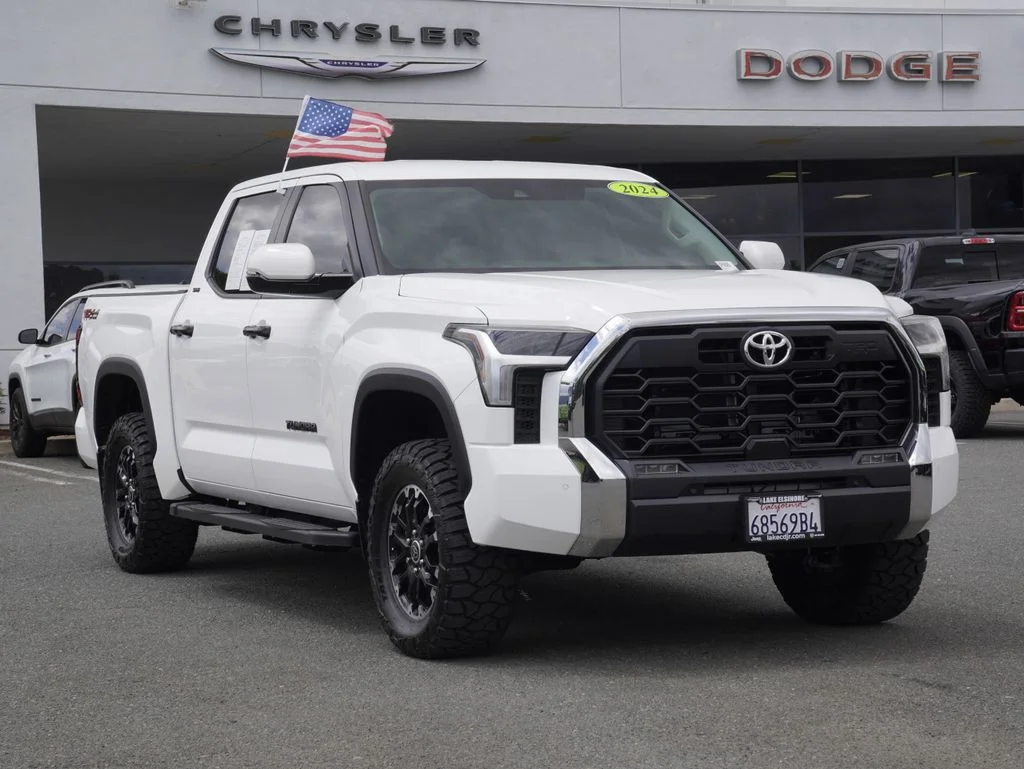 Certified Used 2024 White Toyota SR5 image 1