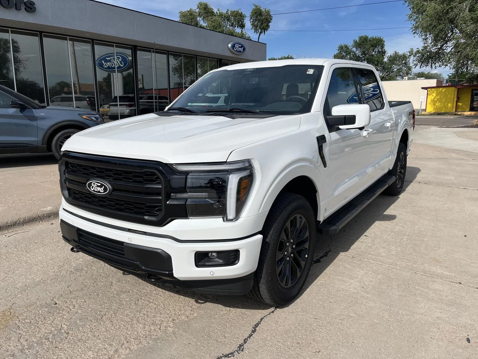 New 2026 Star White Metallic Tri-Coat Ford Lariat® image 2