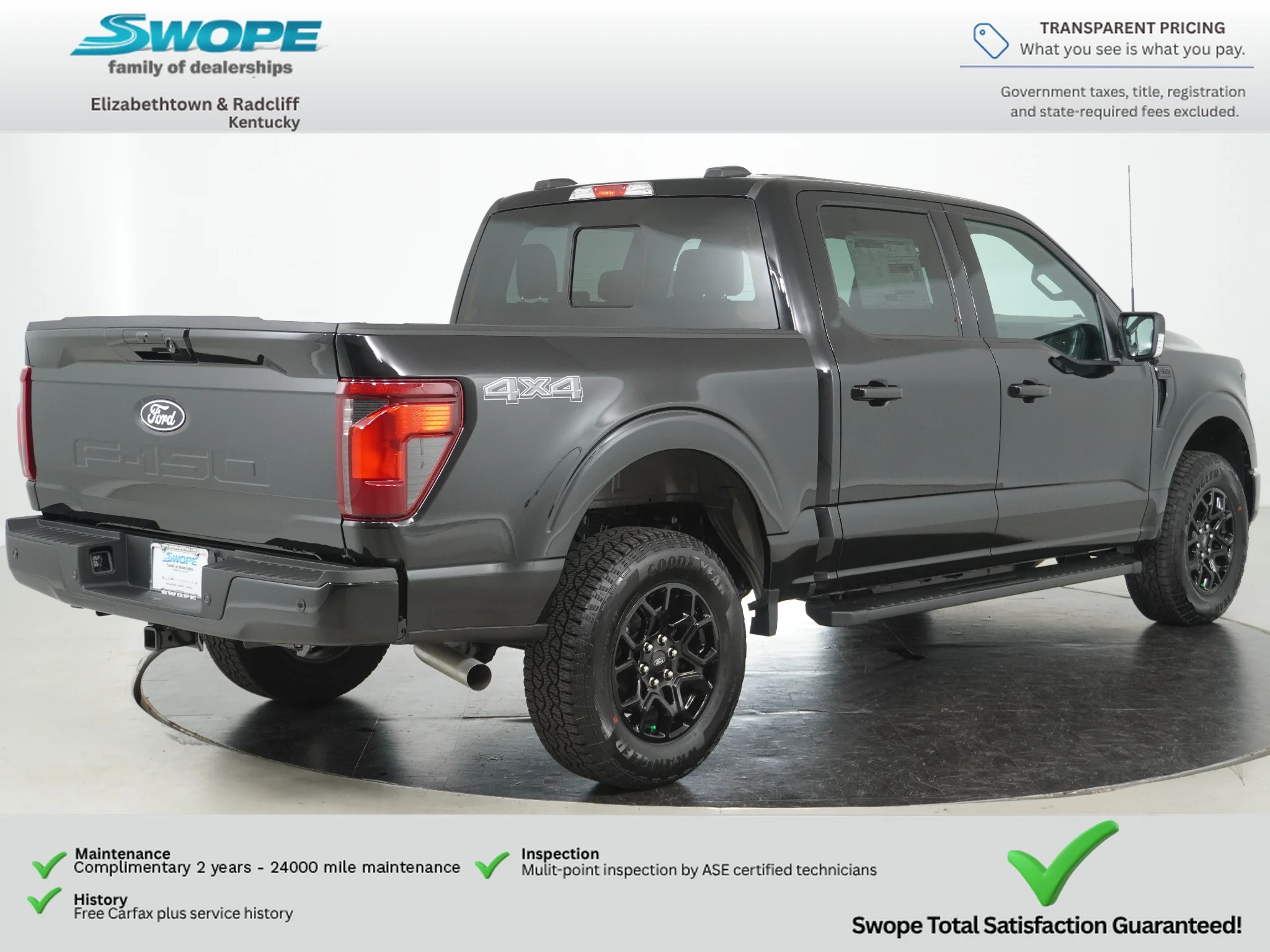New 2026 AGATE BLACK METALLIC Ford XLT image 3