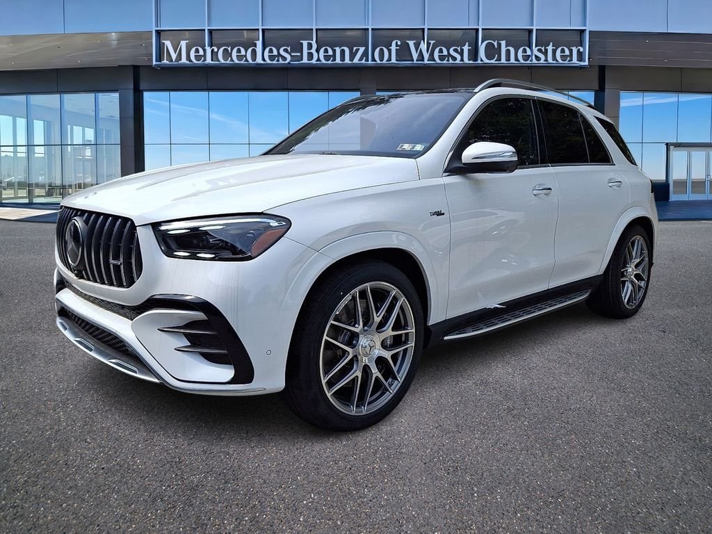 New 2026 MANUFAKTUR Moonlight White Metallic Mercedes-Benz AMG® GLE 53 4MATIC+ SUV image 3