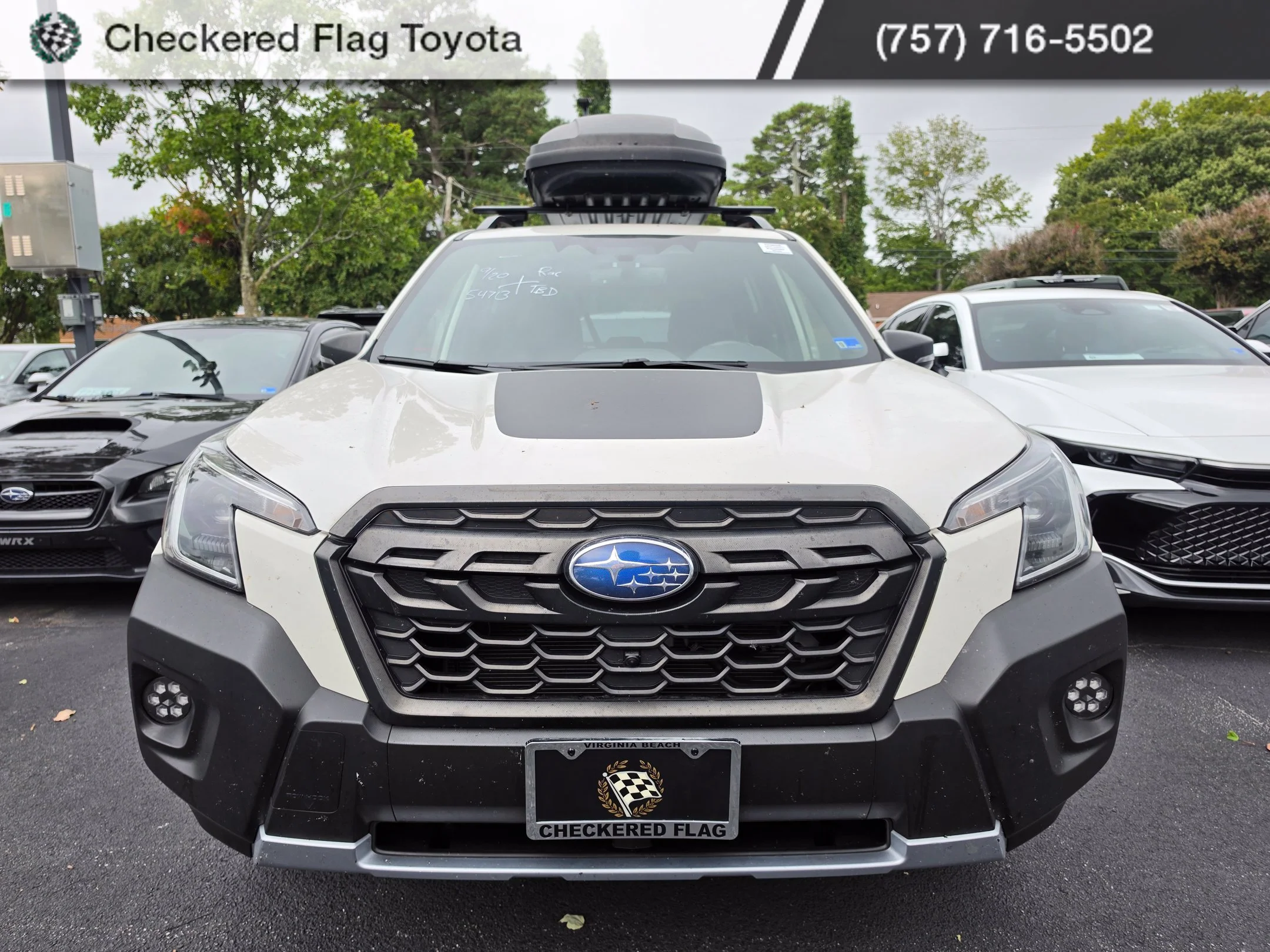 Used 2023 Crystal White Pearl Subaru Wilderness image 2