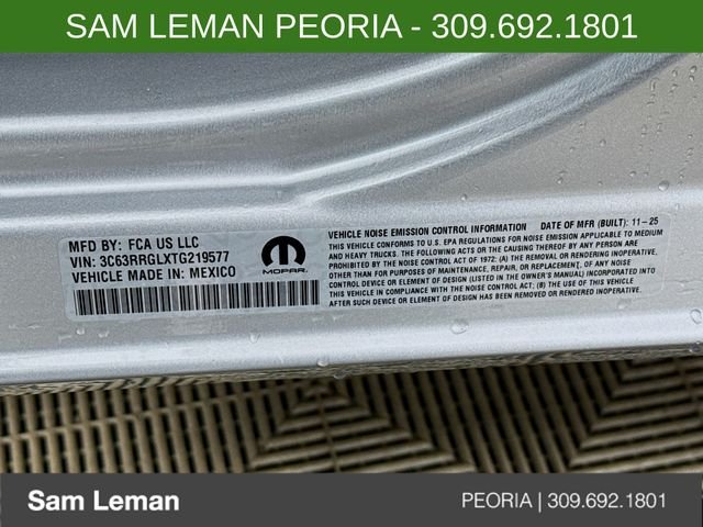 New 2026 Silver-Zynith Exterior Paint RAM Tradesman image 29