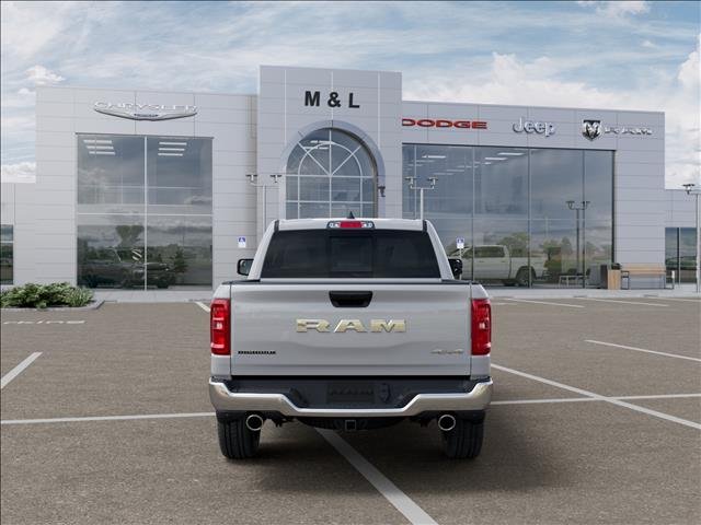 New 2026 Bright White Clear-Coat Exterior Paint RAM Big Horn Crew Cab 4x4 5