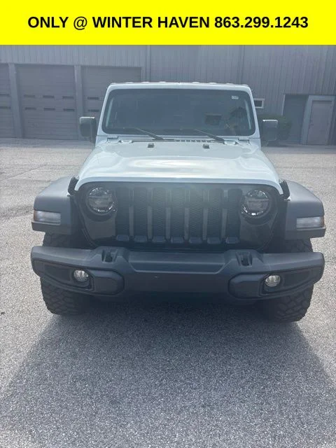 Used 2021 White Jeep Unlimited Willys image 1
