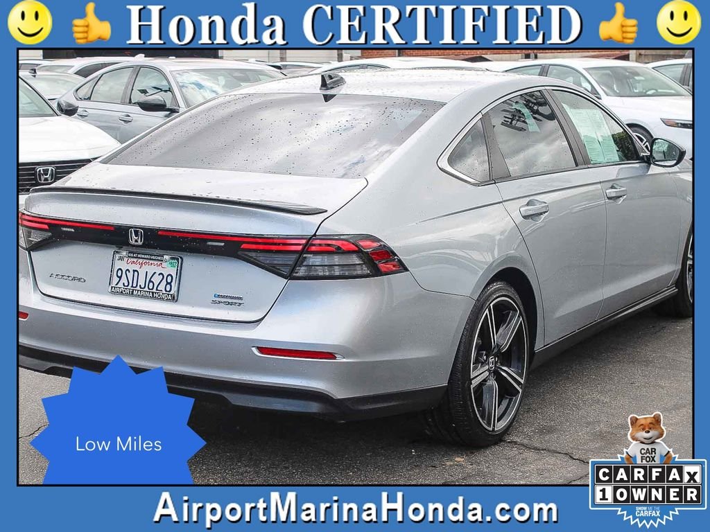 Certified Used 2024 Solar Silver Metallic Honda Sport image 15