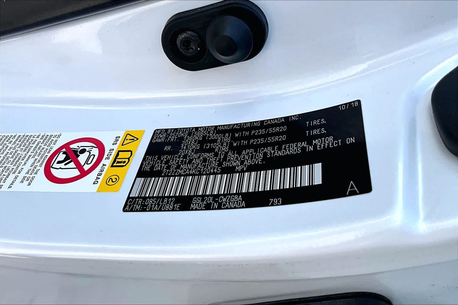 Used 2019 Eminent White Pearl Lexus  image 33