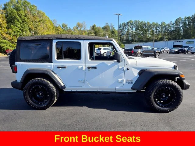 Used 2018 White Jeep Unlimited Sport S image 10