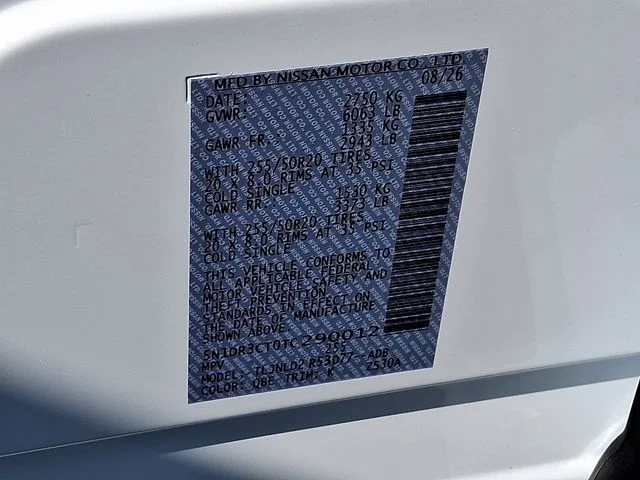 New 2026 Everest White Pearl TriCoat Nissan SL image 13