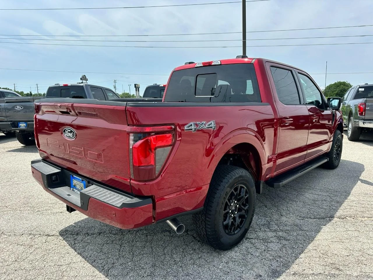 New 2026 Ruby Red Metallic Tinted Clearcoat Ford XLT 4WD SuperCrew 5.5' Box image 3