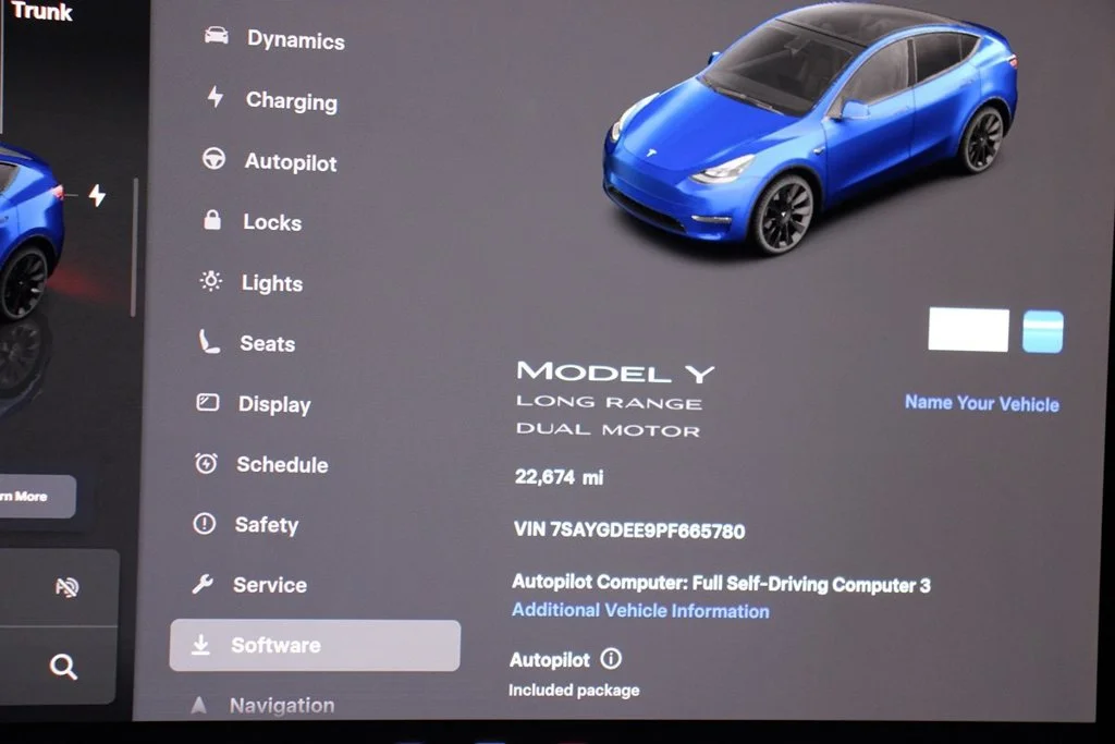 Used 2023 Deep Blue Metallic Tesla Long Range image 36