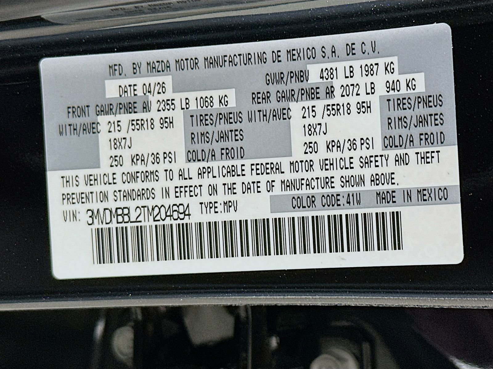 New 2026 Jet Black Mica Mazda 2.5 S Select Sport AWD image 32