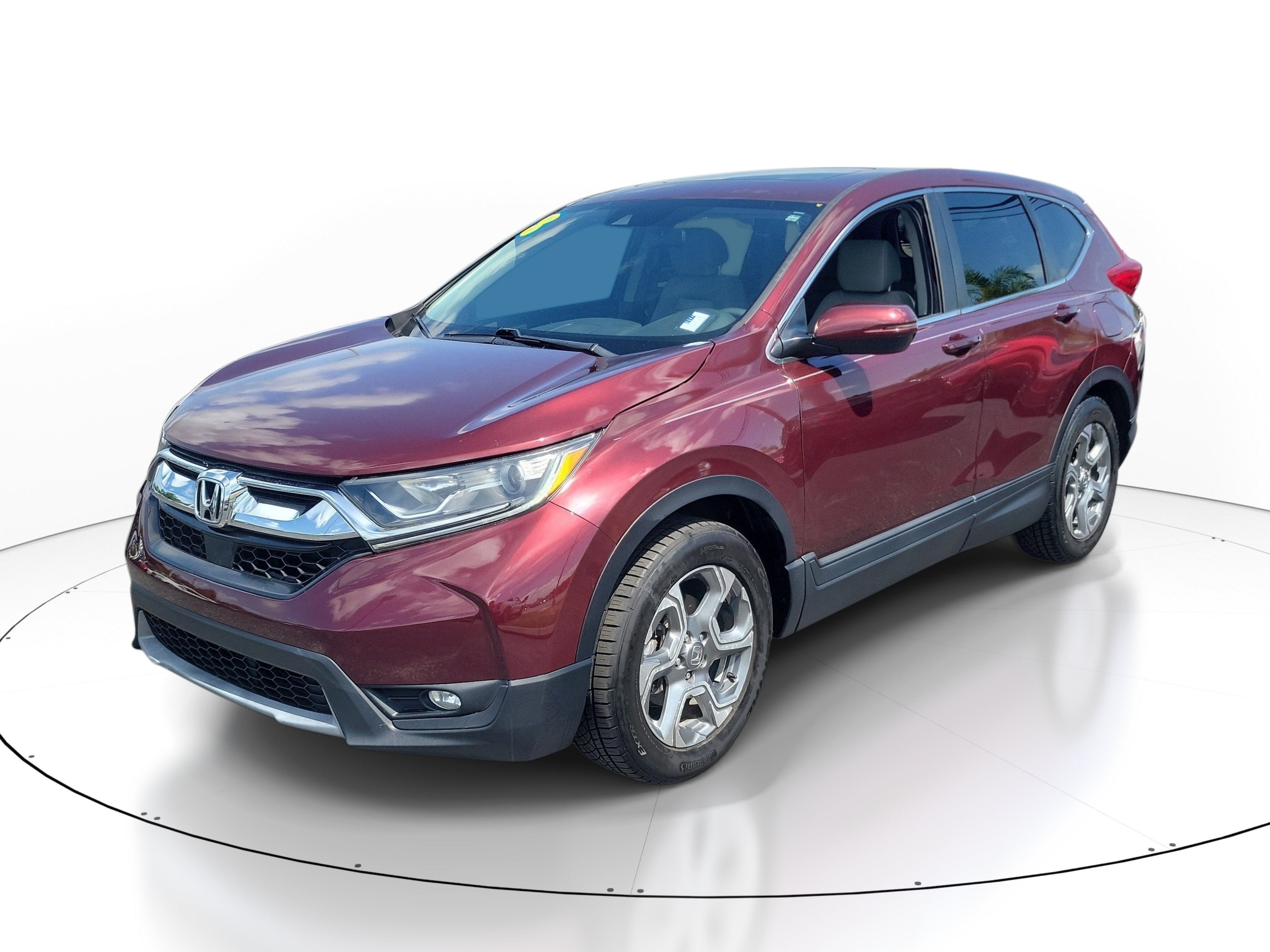 Used 2018 Basque Red Pearl II Honda EX image 2