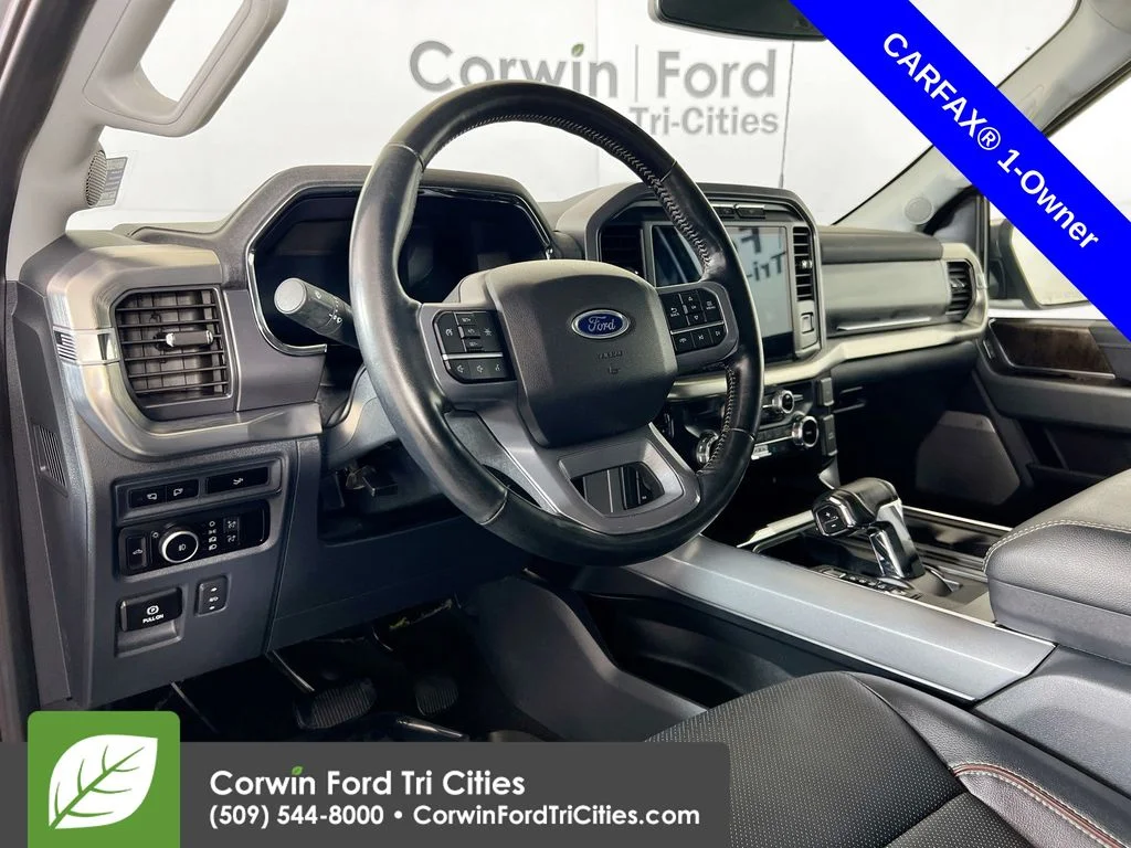 Certified Used 2022 Stone Gray Metallic Ford Lariat image 3