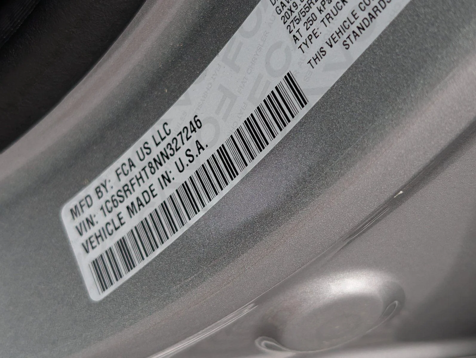 Used 2022 Billet Silver Metallic Clearcoat Ram Limited image 42