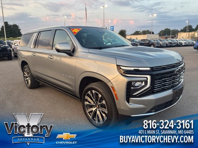 Certified Used 2025 Sterling Gray Metallic Chevrolet High Country image 1