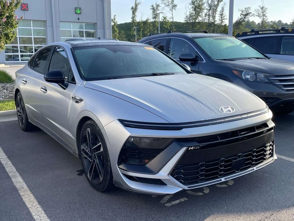 Used 2024 Aero Silver Matte Hyundai N Line image 1