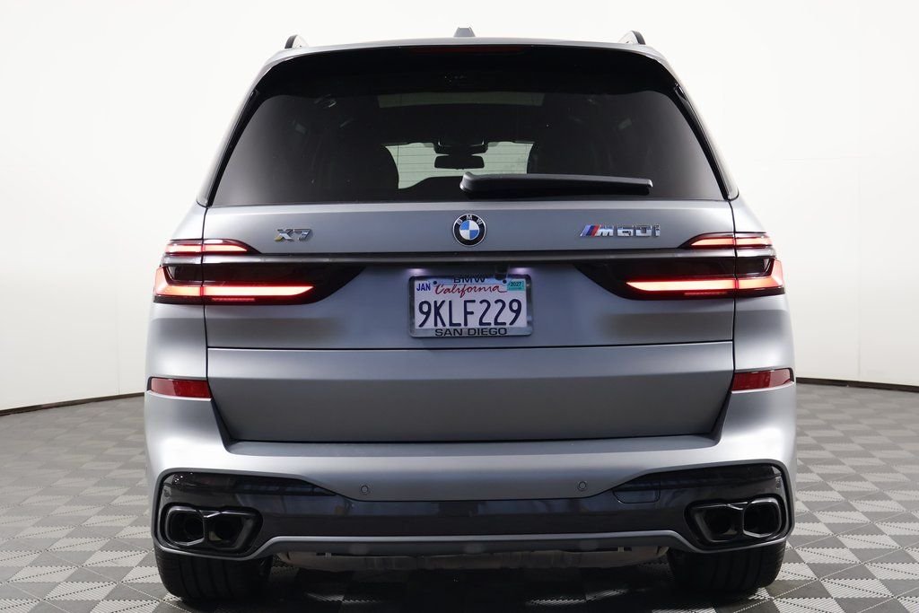 Used 2024 Frozen Pure Grey Metallic BMW M60i image 5