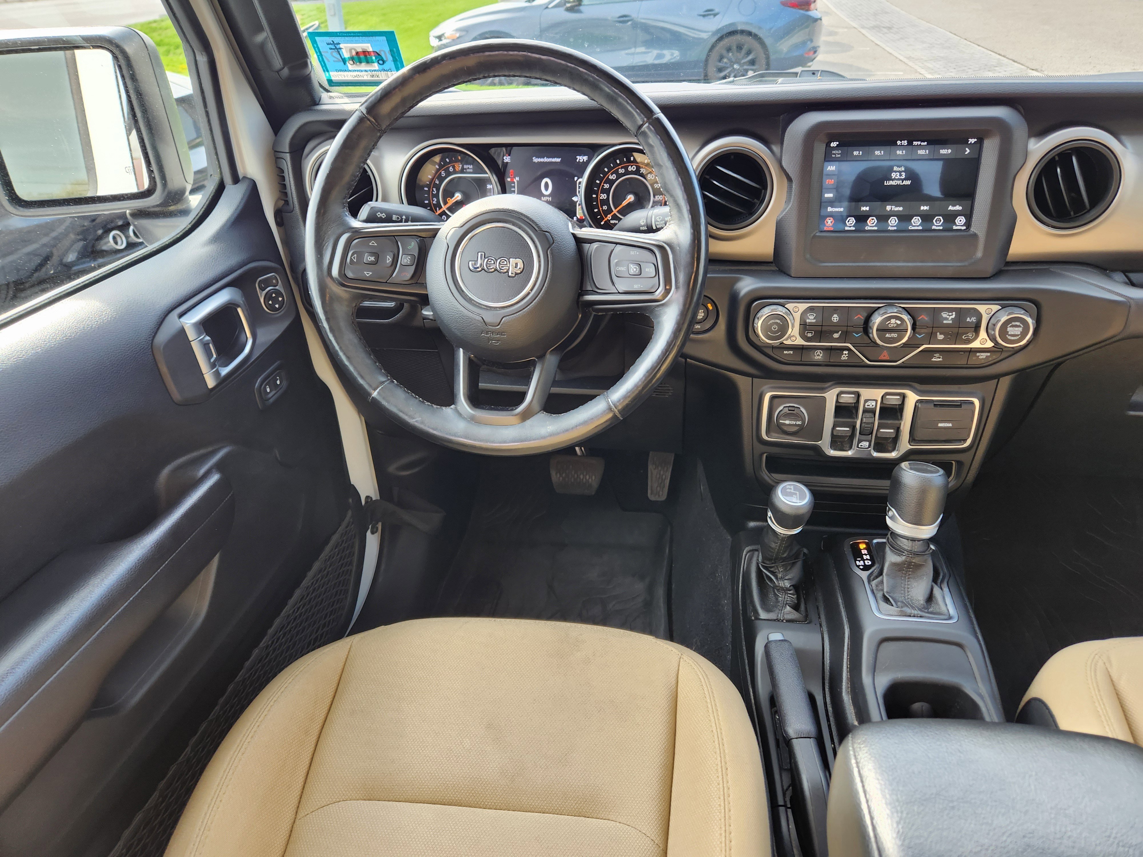 Used 2020 Bright White Clearcoat Jeep Sport image 13
