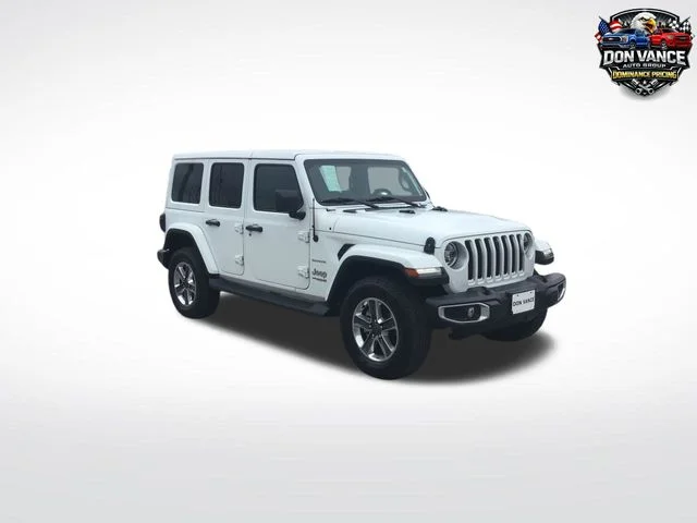 Used 2022 White Jeep Unlimited Sahara image 7