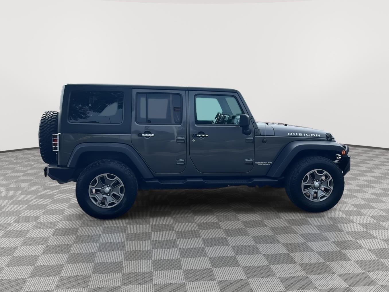 Used 2017 Granite Crystal Metallic Clearcoat Jeep Rubicon image 12