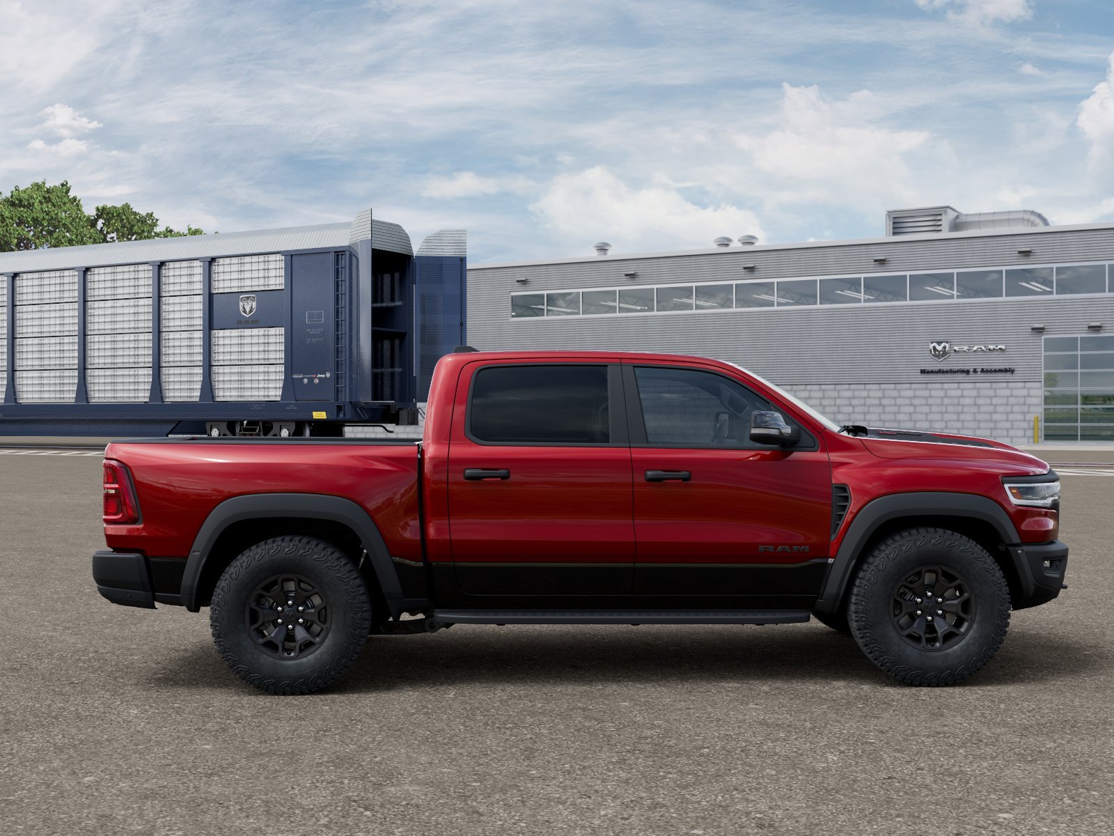 New 2026 Molten Red Pearl-Coat Exterior Paint RAM RHO image 12