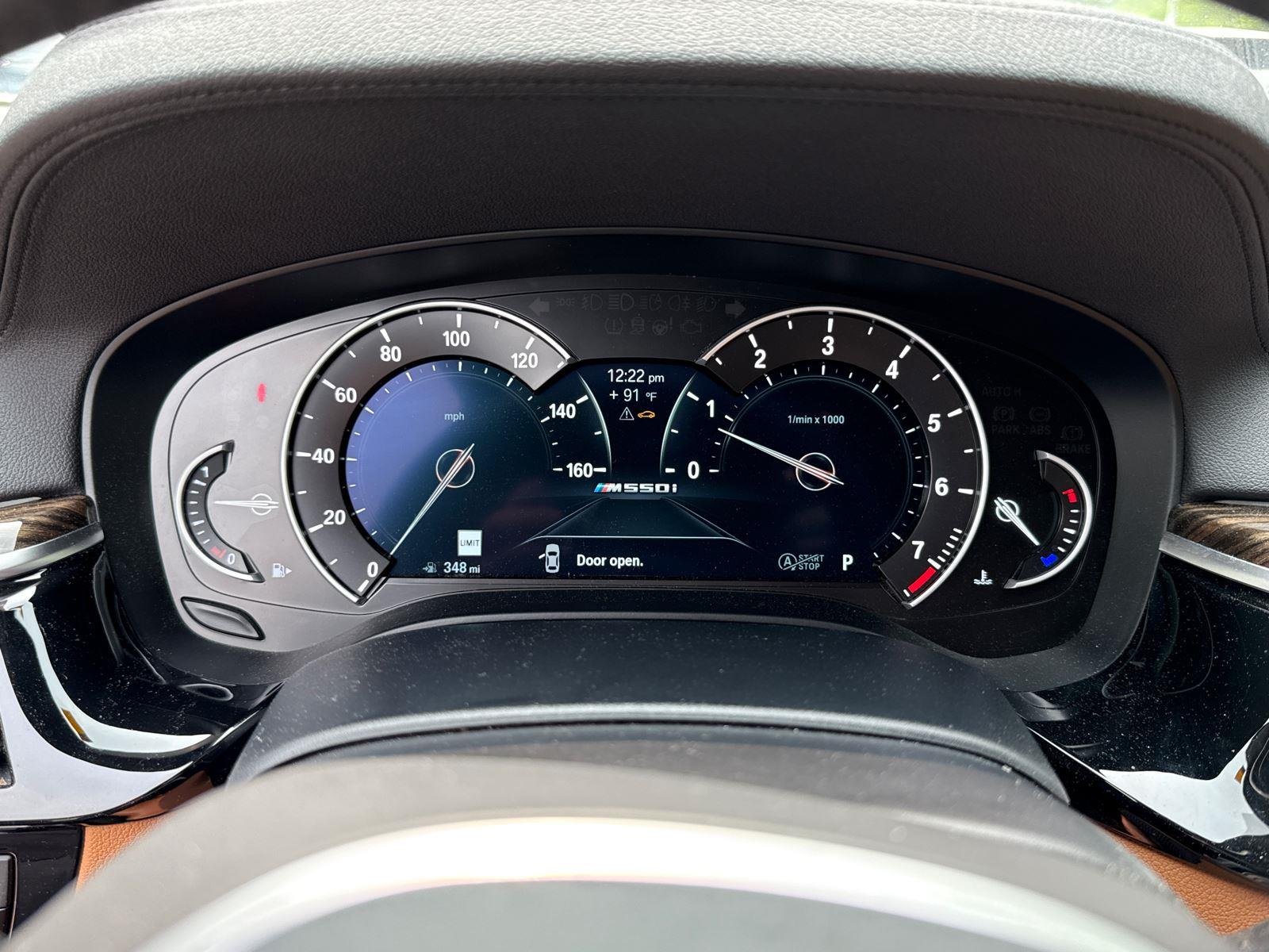 Used 2018 Black Sapphire Metallic BMW M550i xDrive image 16