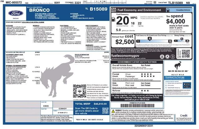 New 2026 Oxford White Ford Big Bend® image 32