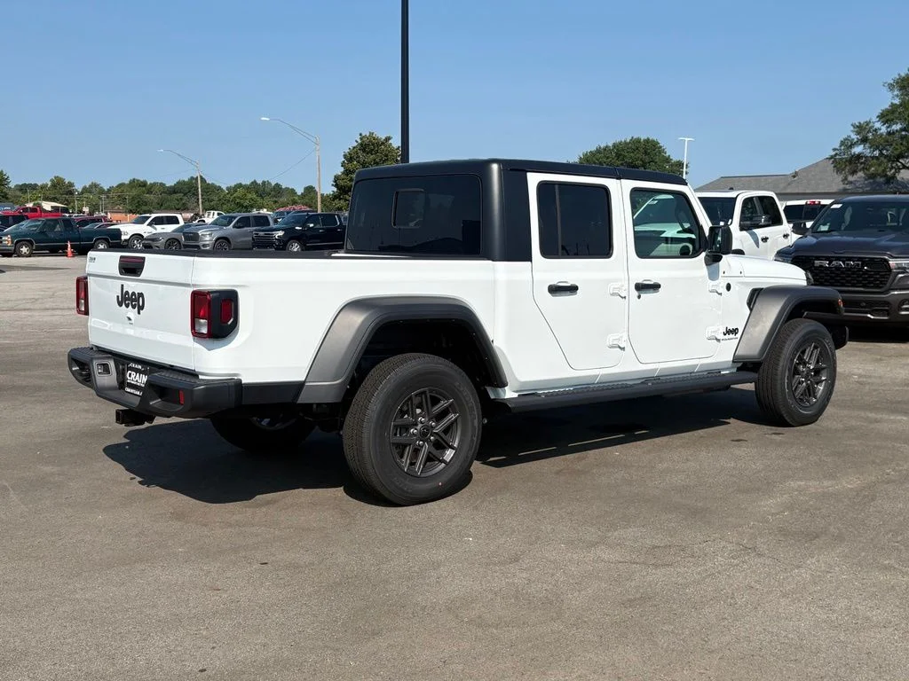 New 2026 Bright White Clear-Coat Exterior Paint Jeep Sport S image 8