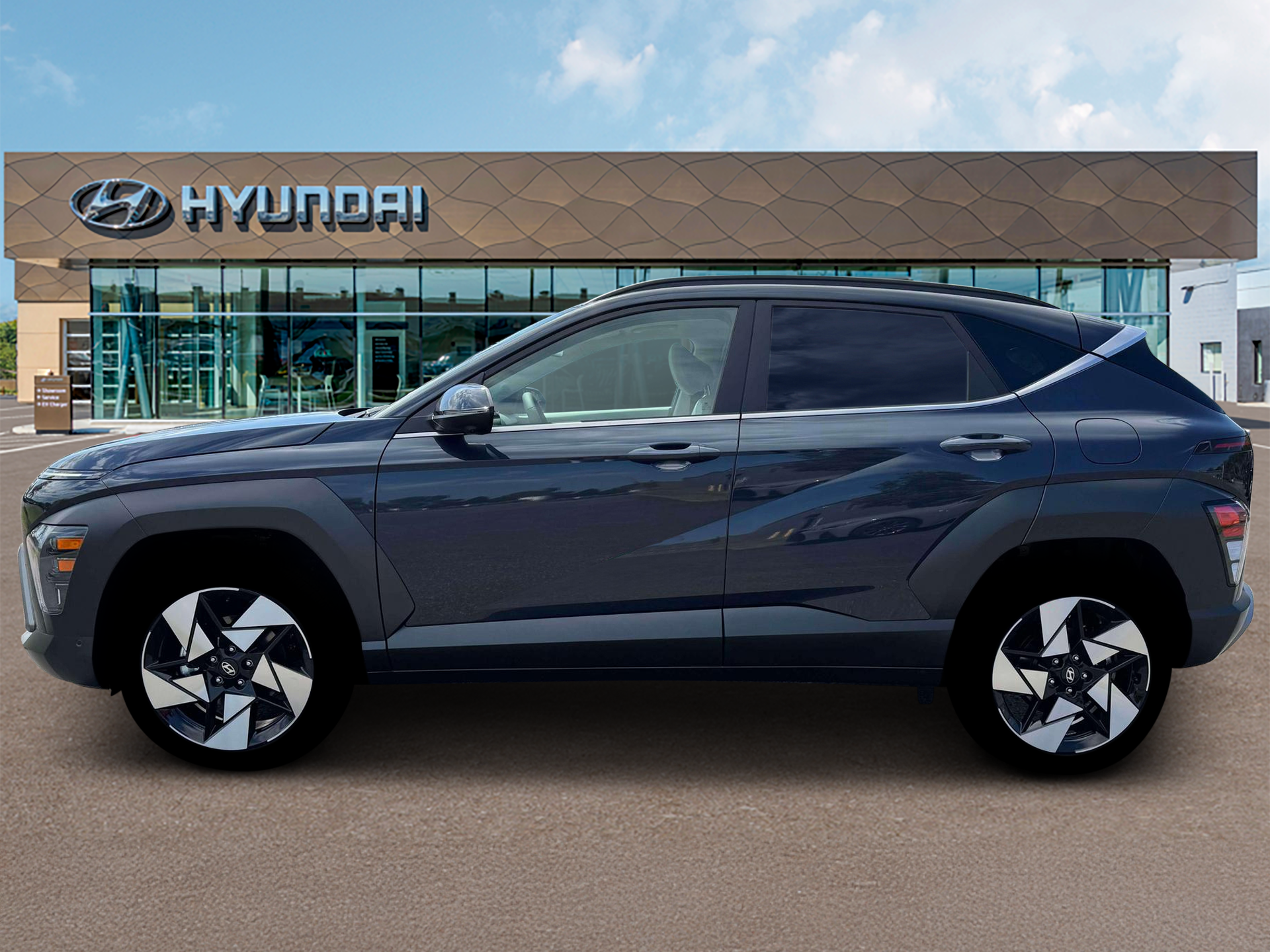 New 2026 Blue Hyundai Limited AWD image 3