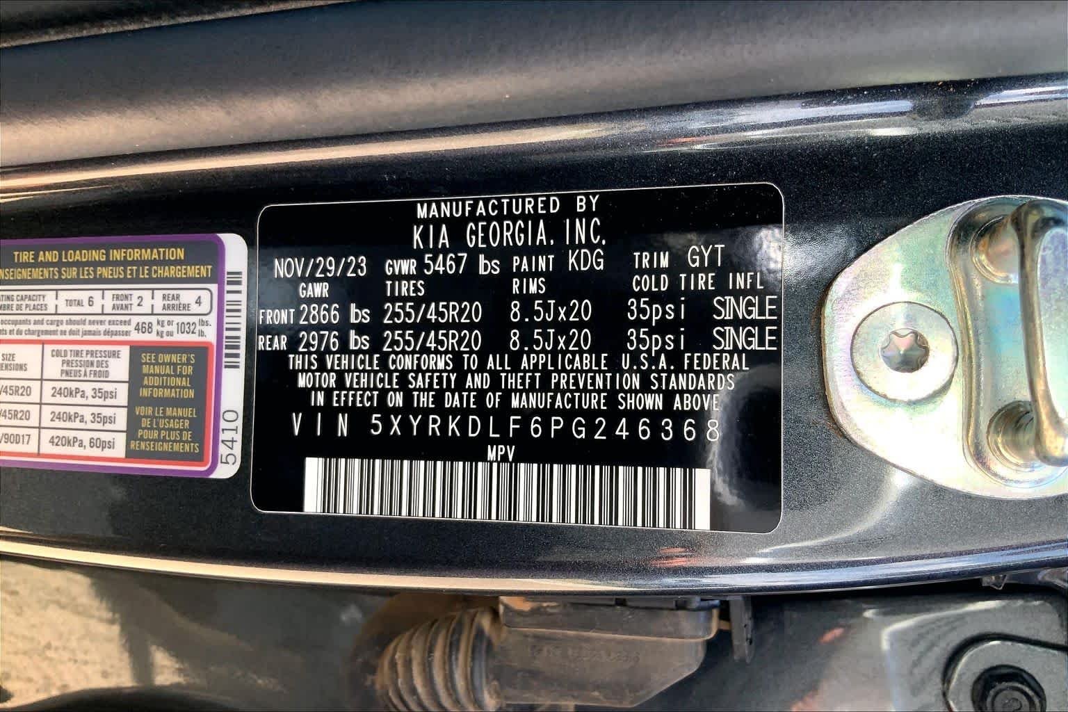 Used 2023 Gravity Grey Kia SX image 31