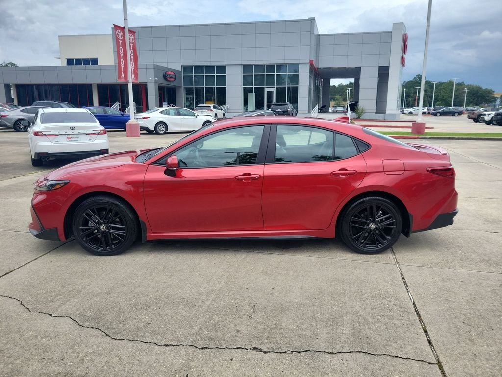 Certified Used 2025 Red Toyota SE image 2